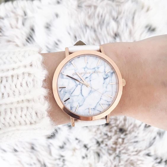 Elegant Marble Watch